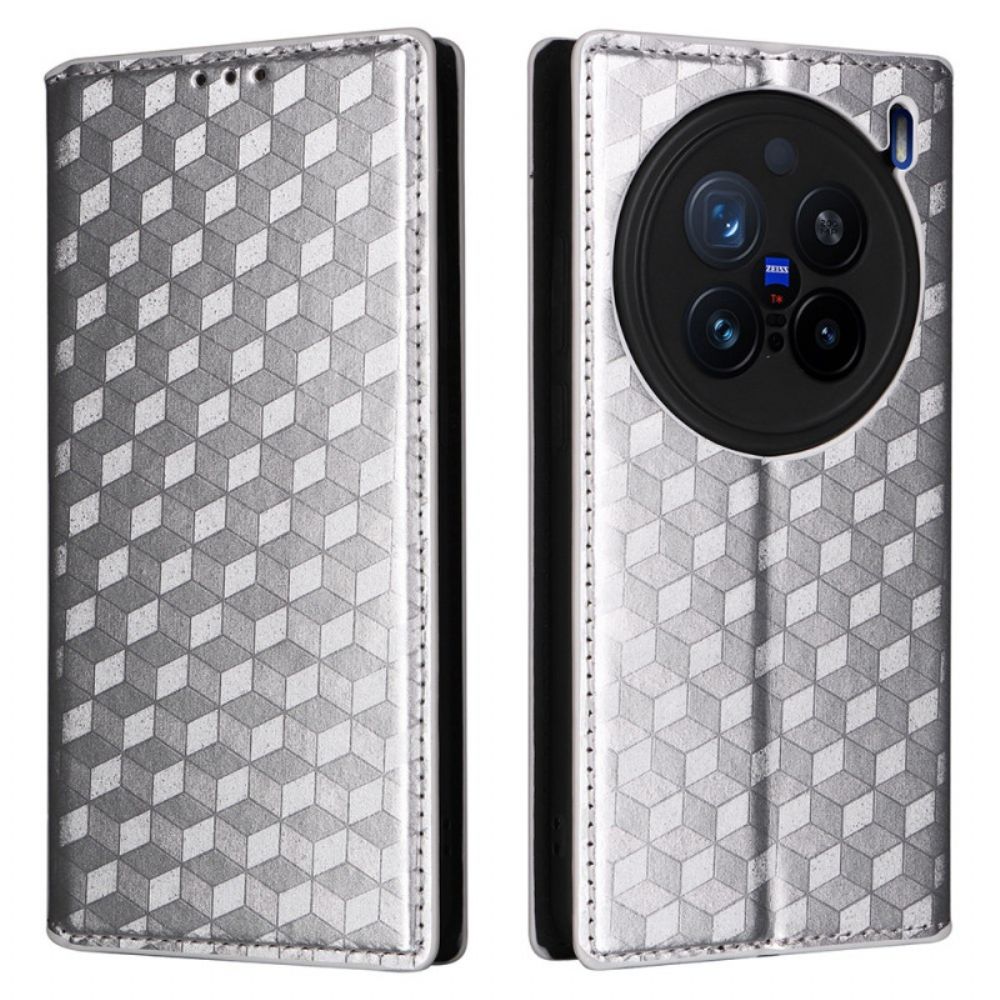 Folio-hoesje Voor Vivo X200 Pro Diamantpatroon