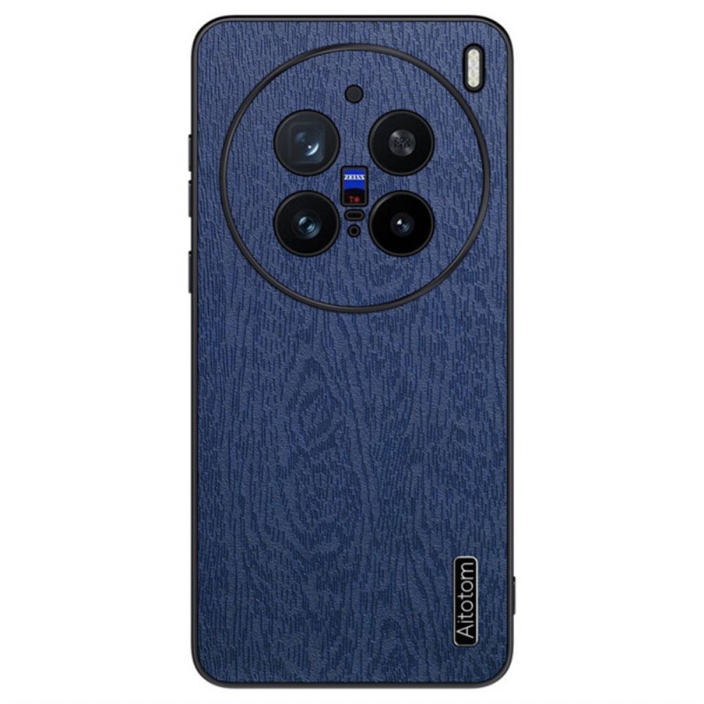 Hoesje Vivo X200 Pro Houtstructuur