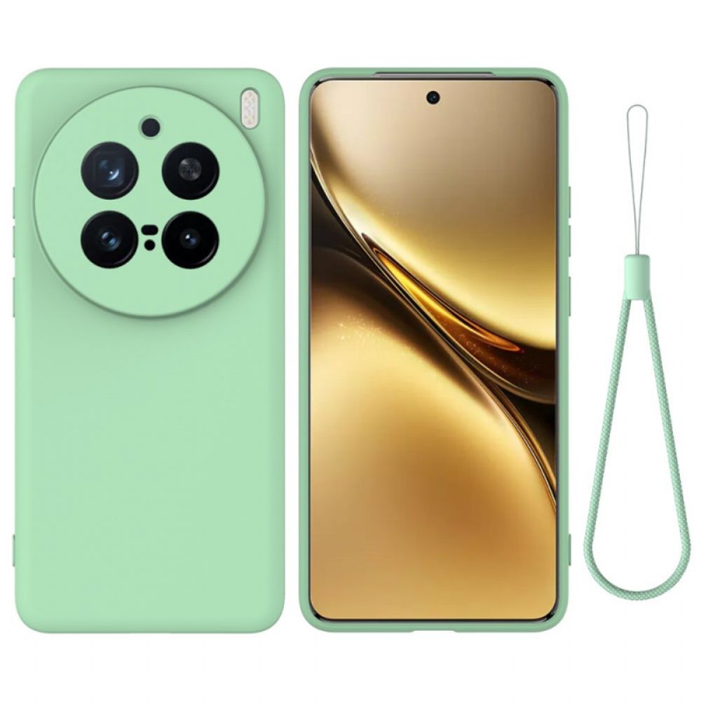 Hoesje Vivo X200 Pro Vloeibare Siliconen Band