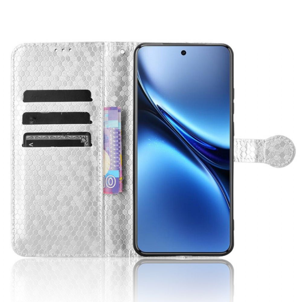 Leren Hoesje Vivo X200 Pro Glanzend Bescherming Hoesje
