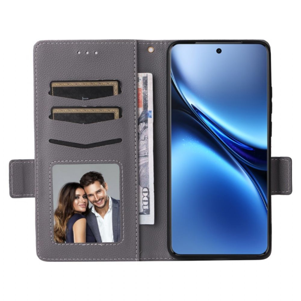 Leren Hoesje Vivo X200 Pro Kunstleren Band Bescherming Hoesje