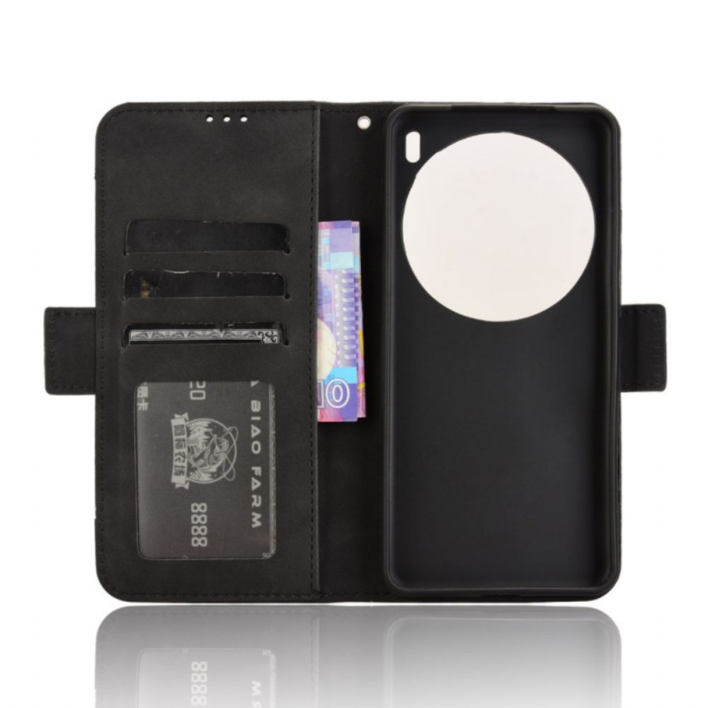 Leren Hoesje Vivo X200 Pro Meerdere Kaartsleuven Bescherming Hoesje