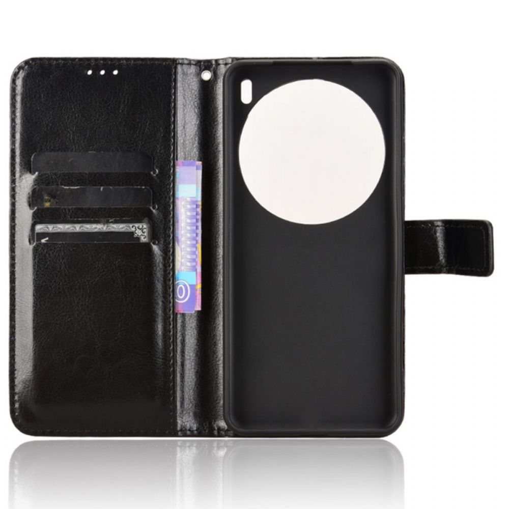 Leren Hoesje Vivo X200 Pro Opvallend Imitatieleer Bescherming Hoesje
