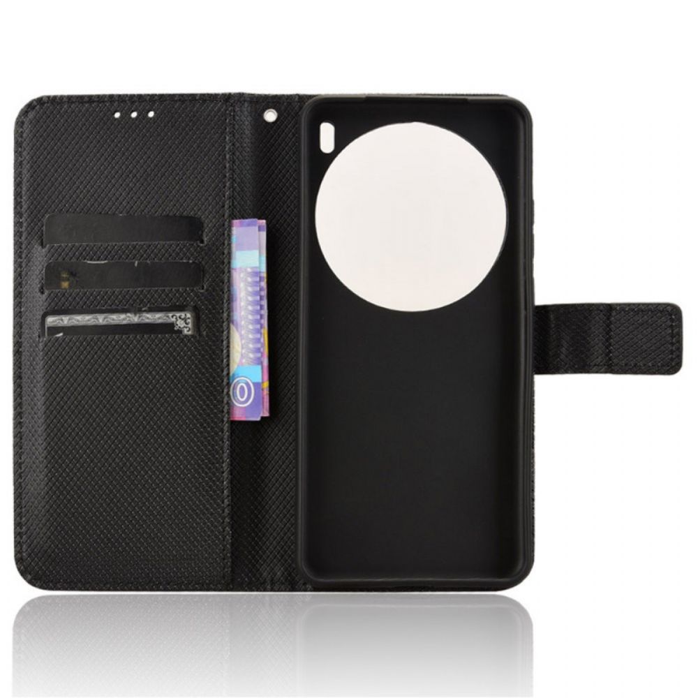 Leren Hoesje Voor Vivo X200 Pro Diamantstructuur