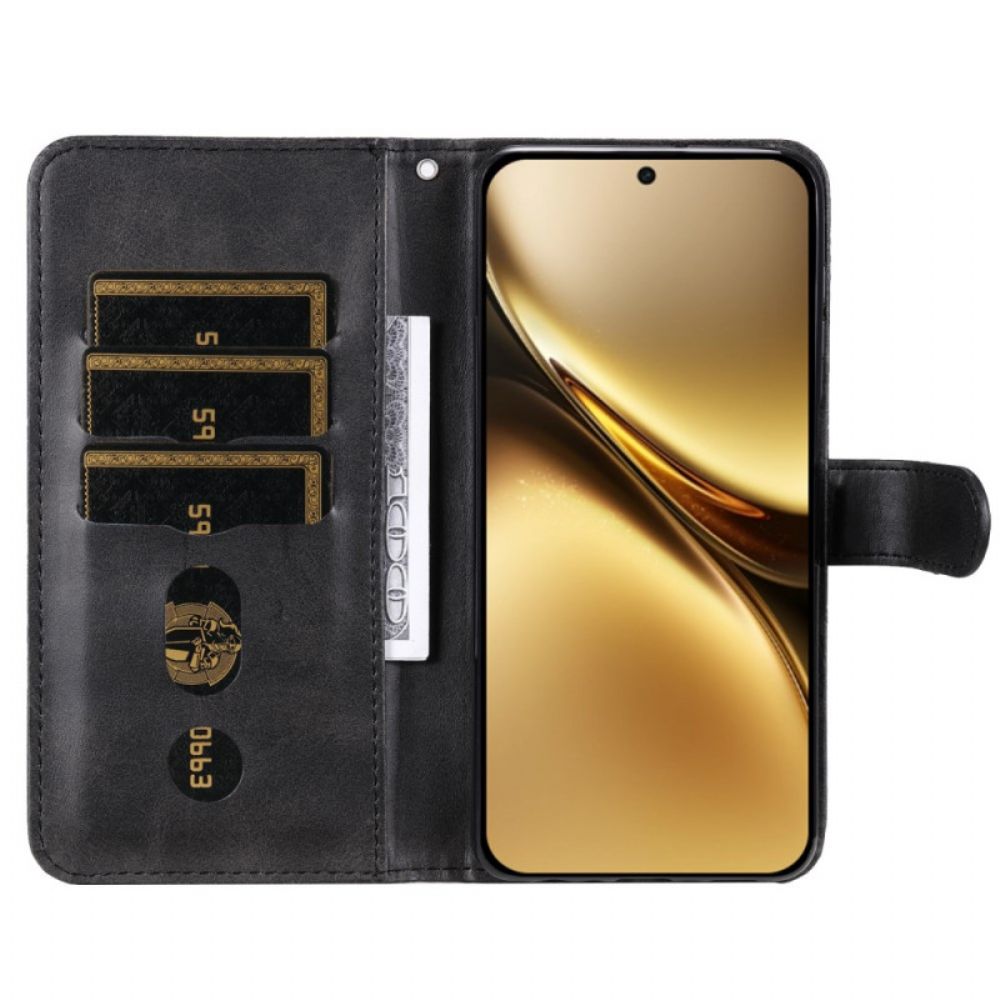 Leren Hoesje Voor Vivo X200 Pro Portemonnee Met Rits