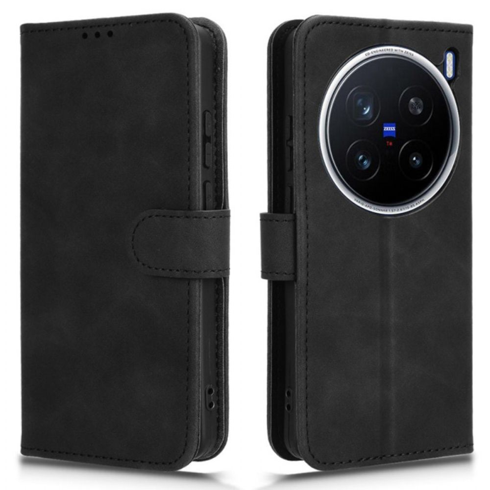 Leren Hoesje Voor Vivo X200 Pro Suède-effect