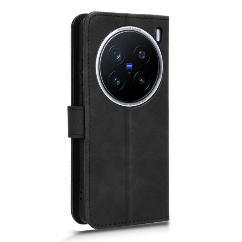 Leren Hoesje Voor Vivo X200 Pro Suède-effect