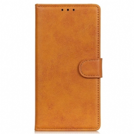 Leren Hoesje voor Honor 50 Matte Afwerking Van Kunstleer