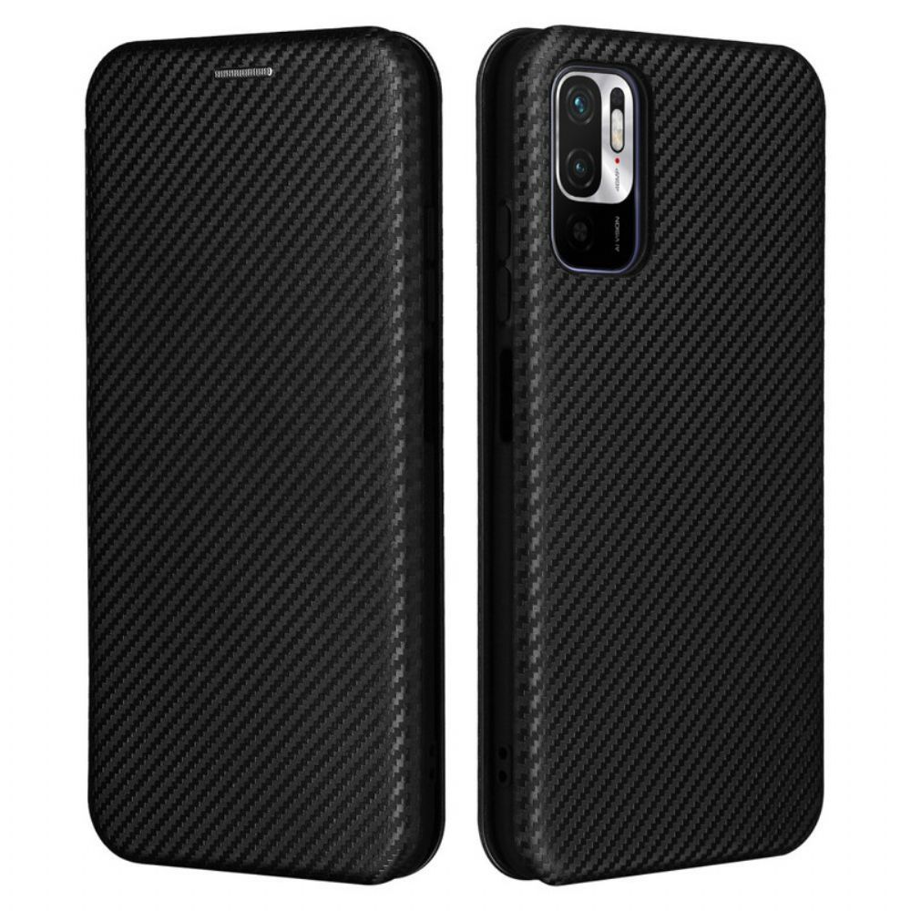 Bescherming Hoesje voor Xiaomi Redmi Note 10 5G / Poco M3 Pro 5G Folio-hoesje Gekleurde Koolstofvezel