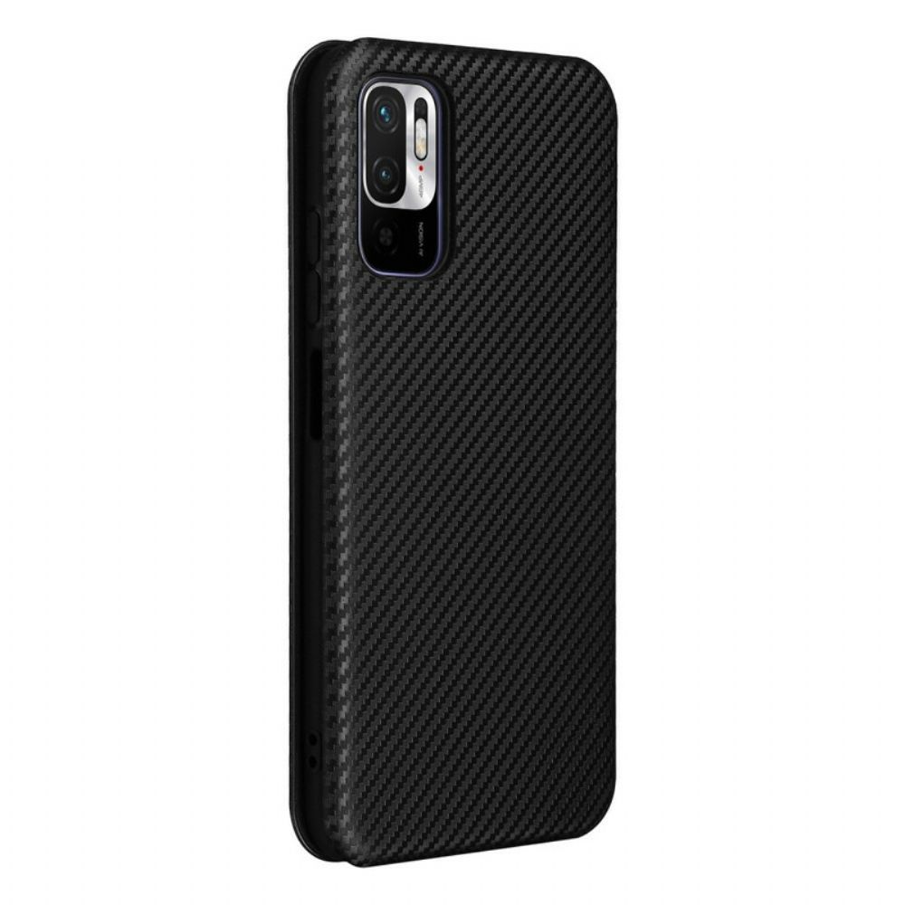 Bescherming Hoesje voor Xiaomi Redmi Note 10 5G / Poco M3 Pro 5G Folio-hoesje Gekleurde Koolstofvezel