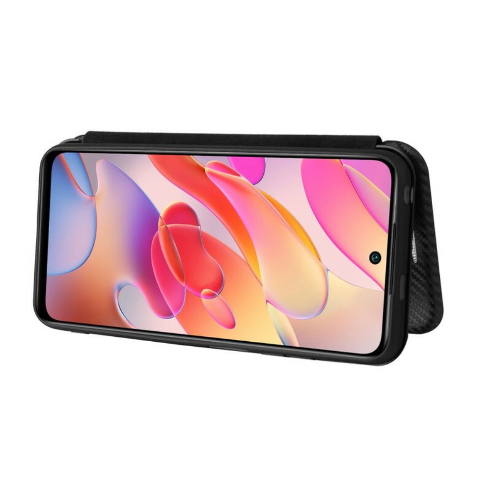 Bescherming Hoesje voor Xiaomi Redmi Note 10 5G / Poco M3 Pro 5G Folio-hoesje Gekleurde Koolstofvezel