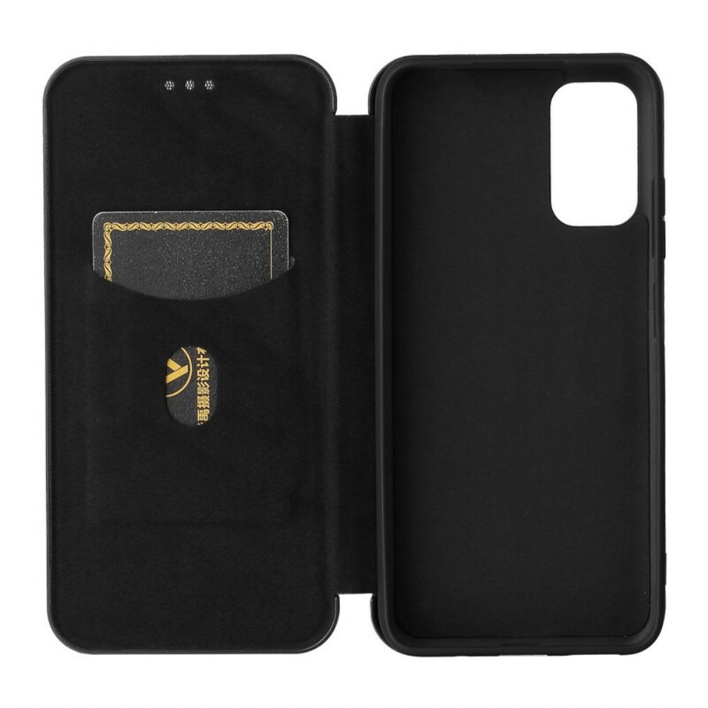 Bescherming Hoesje voor Xiaomi Redmi Note 10 5G / Poco M3 Pro 5G Folio-hoesje Gekleurde Koolstofvezel