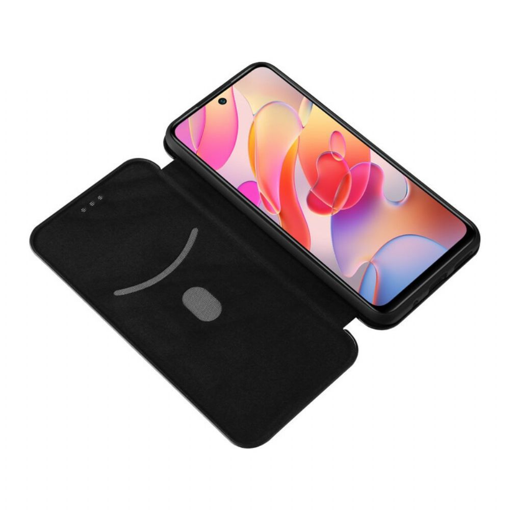 Bescherming Hoesje voor Xiaomi Redmi Note 10 5G / Poco M3 Pro 5G Folio-hoesje Gekleurde Koolstofvezel