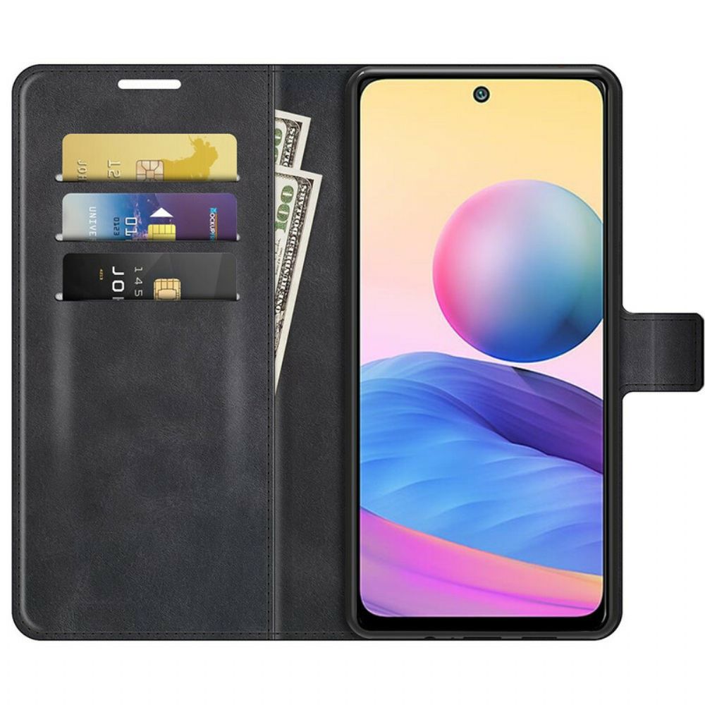 Flip Case voor Xiaomi Redmi Note 10 5G / Poco M3 Pro 5G Leerstijl