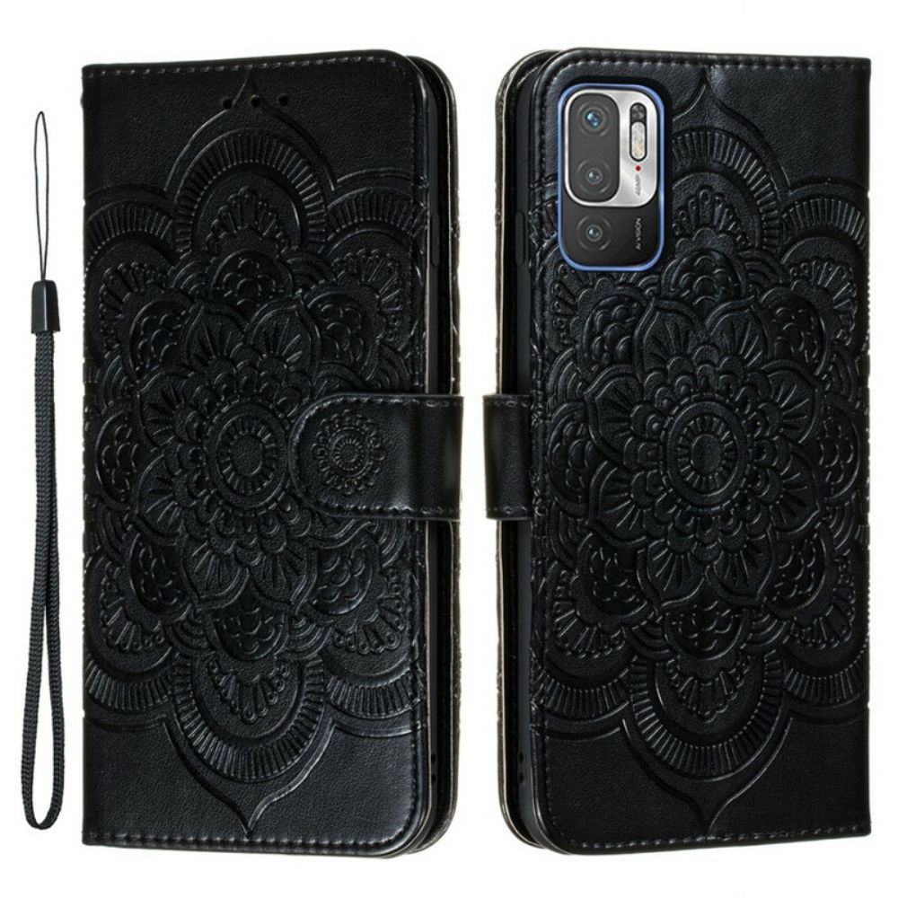 Folio-hoesje voor Xiaomi Redmi Note 10 5G / Poco M3 Pro 5G Volledige Mandala