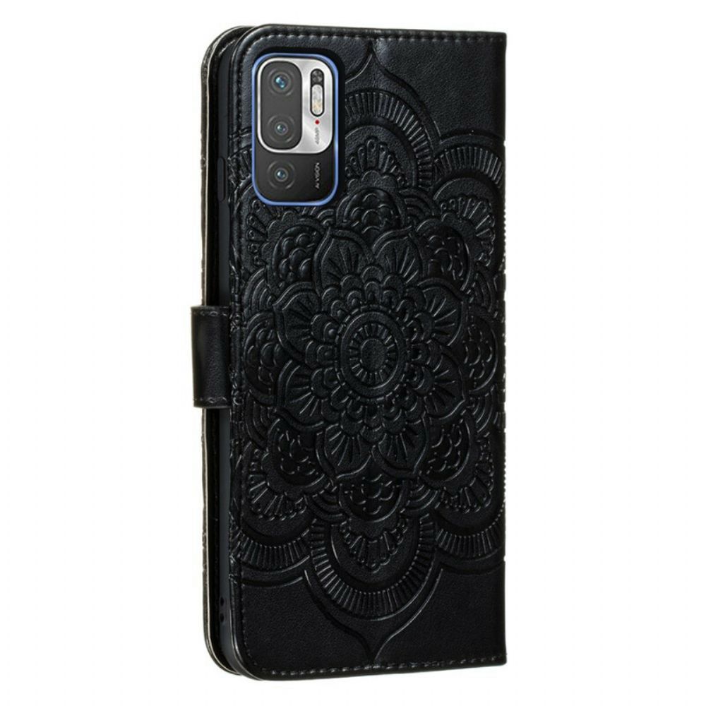 Folio-hoesje voor Xiaomi Redmi Note 10 5G / Poco M3 Pro 5G Volledige Mandala