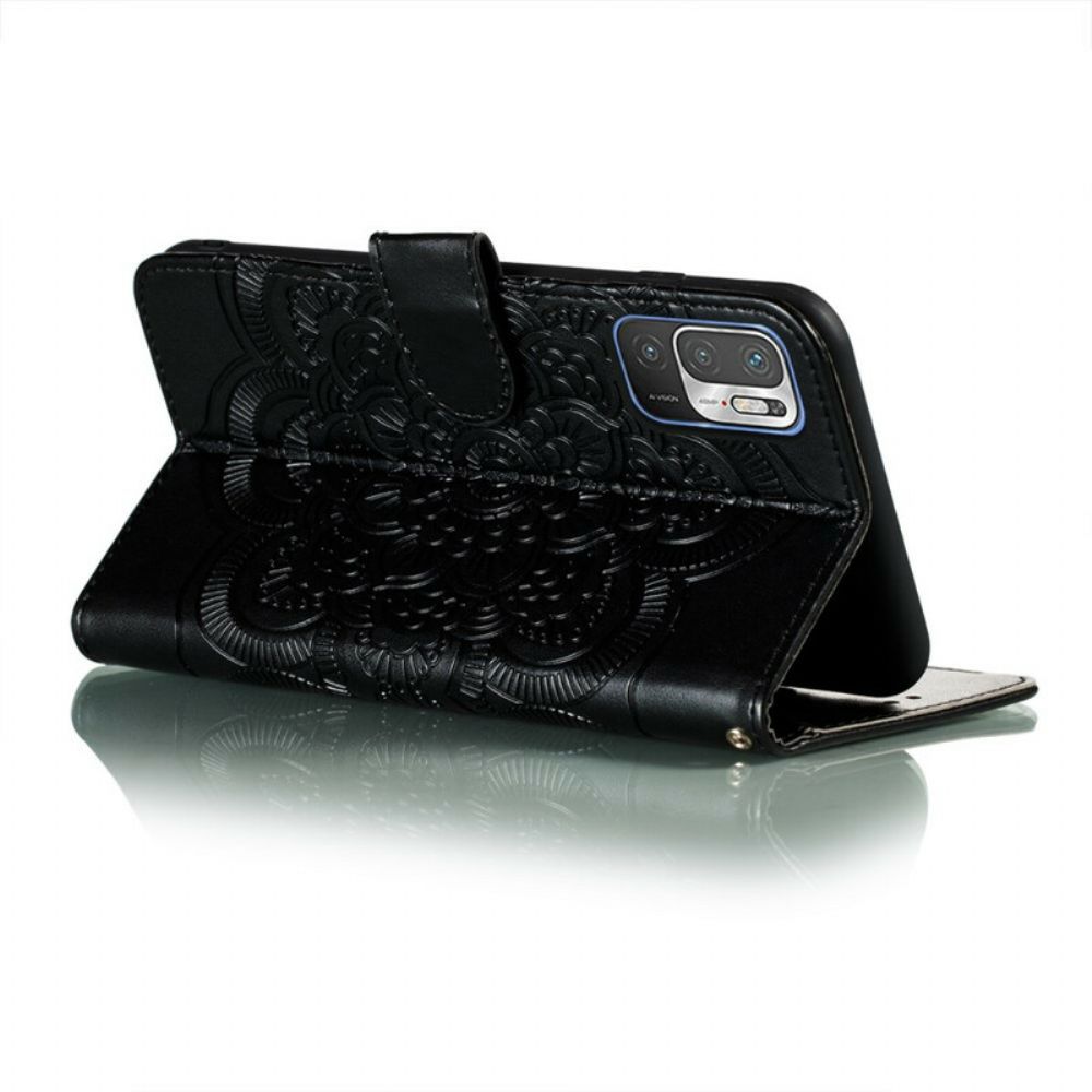 Folio-hoesje voor Xiaomi Redmi Note 10 5G / Poco M3 Pro 5G Volledige Mandala