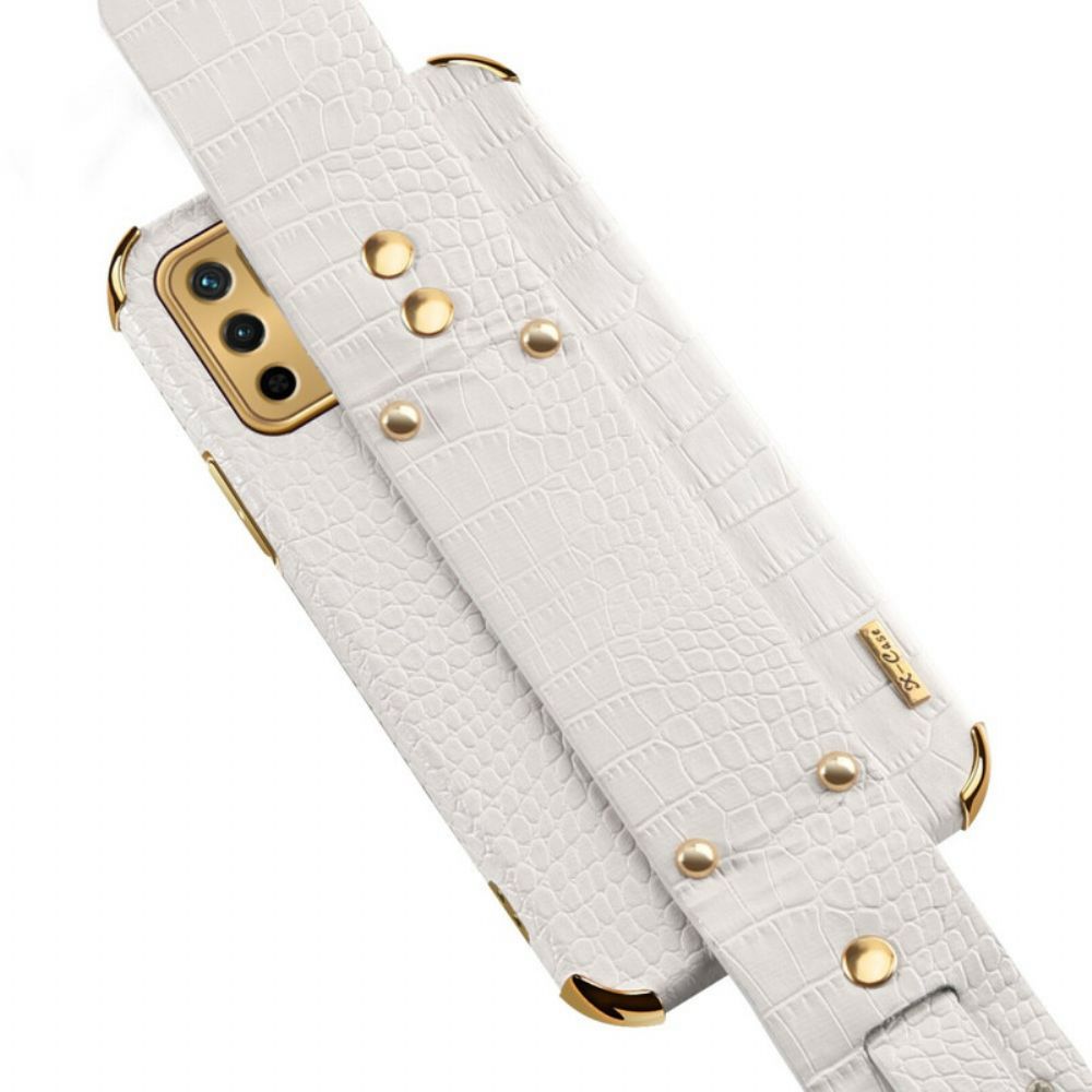 Hoesje voor Xiaomi Redmi Note 10 5G / Poco M3 Pro 5G Krokarmband