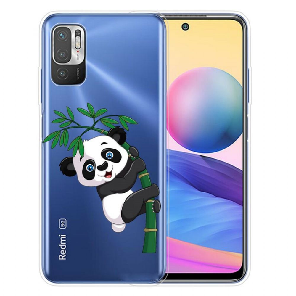 Hoesje voor Xiaomi Redmi Note 10 5G / Poco M3 Pro 5G Panda Op Bamboe