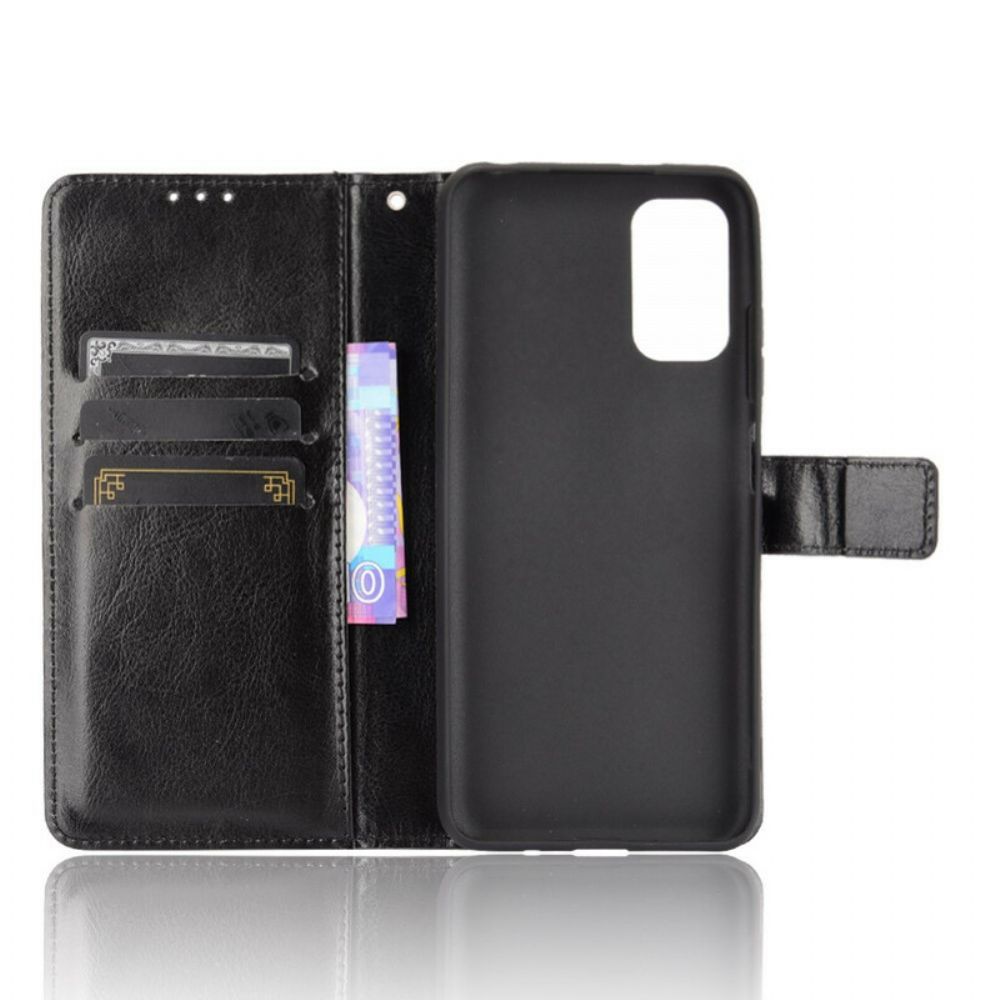 Leren Hoesje voor Xiaomi Redmi Note 10 5G / Poco M3 Pro 5G Knipperend