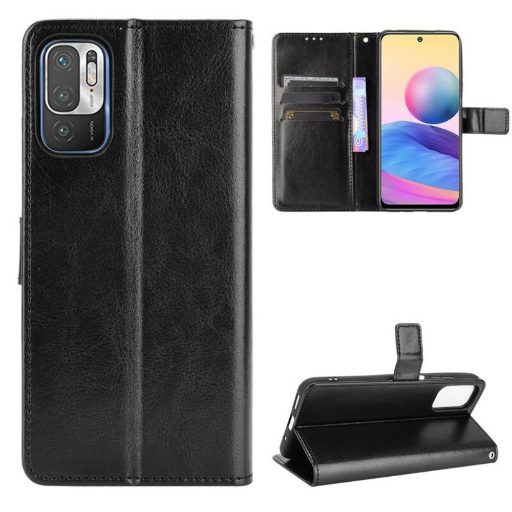 Leren Hoesje voor Xiaomi Redmi Note 10 5G / Poco M3 Pro 5G Knipperend