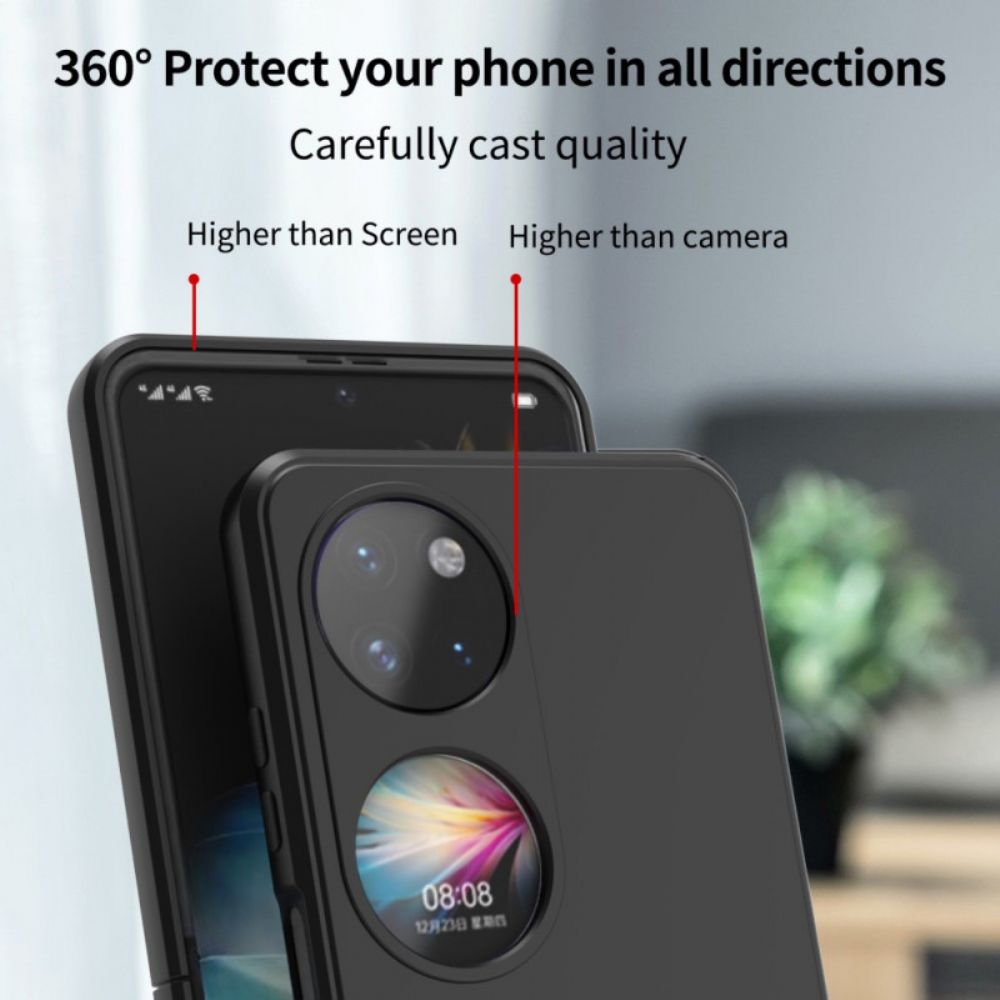 Hoesje voor Huawei P50 Pocket Mate Met Ring-support