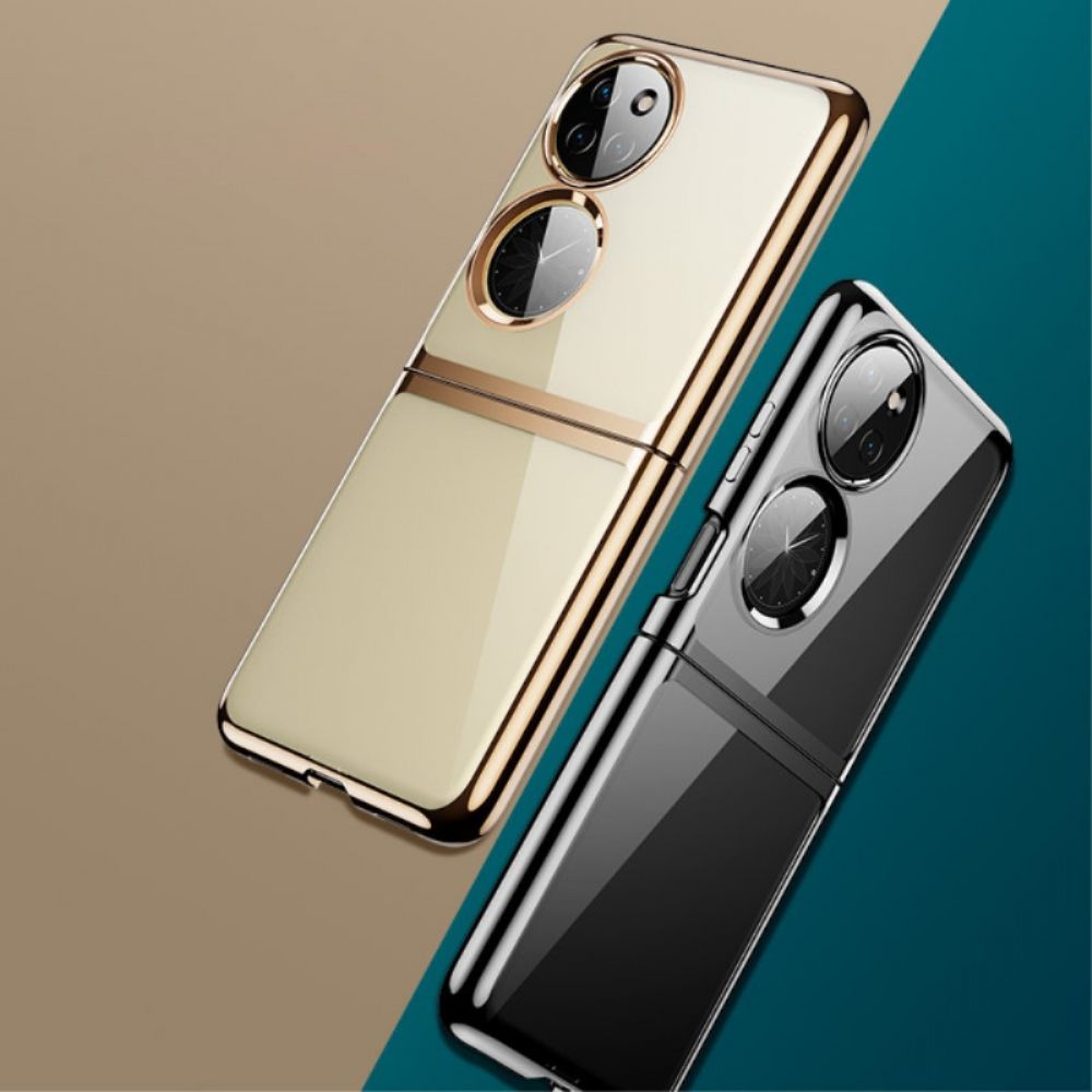 Hoesje voor Huawei P50 Pocket Transparant Gekleurd