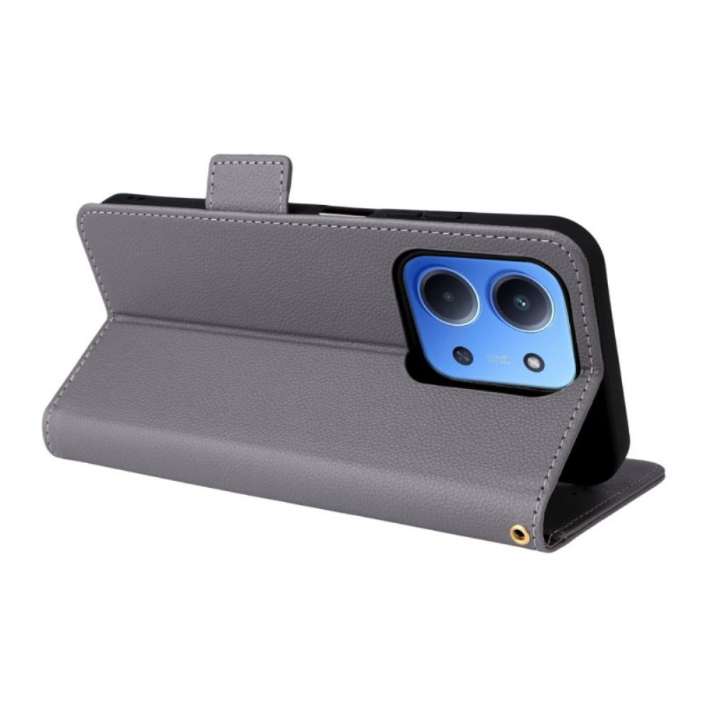 Folio-hoesje Poco C85 Telefoonhoesje Kunstleer Met Bandje