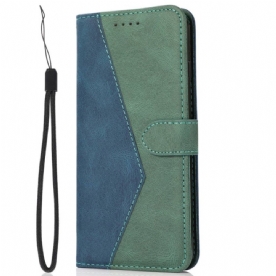 Folio-hoesje Poco C85 Telefoonhoesje Tweekleurig