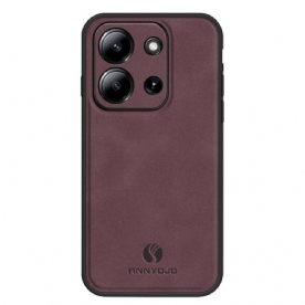 Hoesje Poco C85 Leereffect