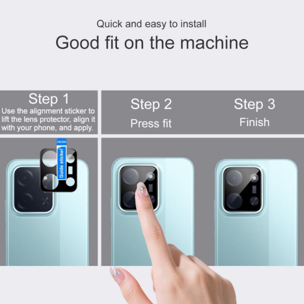 Lensbeschermer Van Gehard Glas Voor Xiaomi Poco C85 (zwarte Versie)