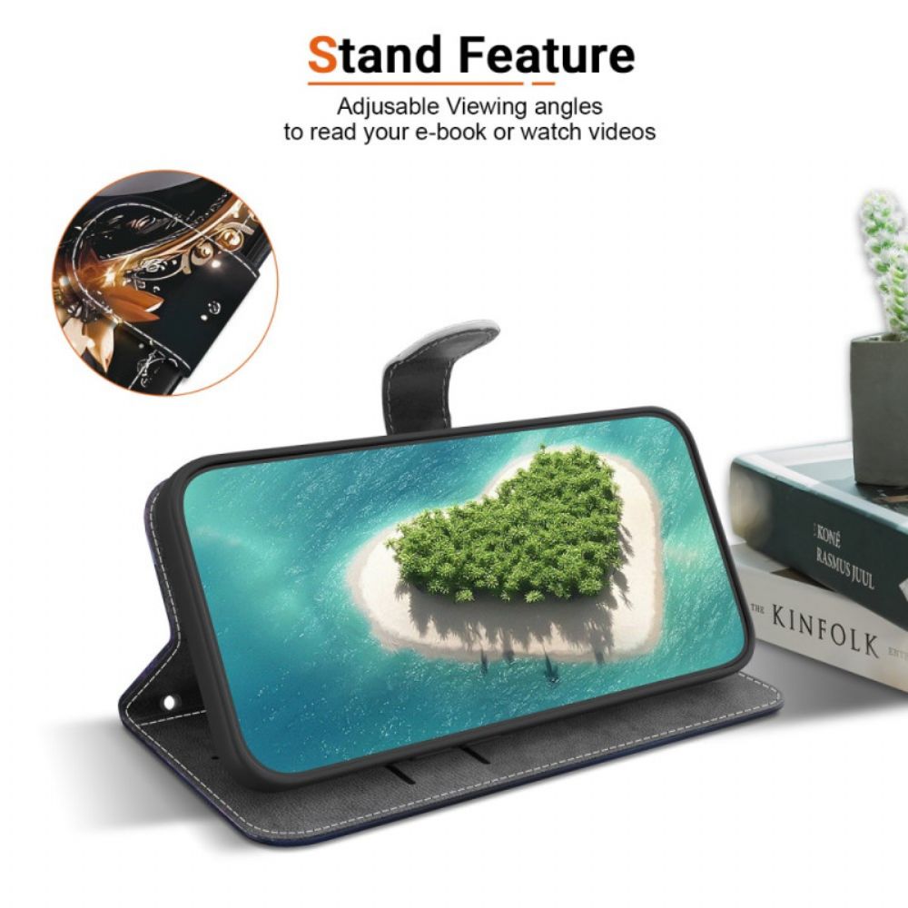 Leren Hoesje Poco C85 Twee Harten