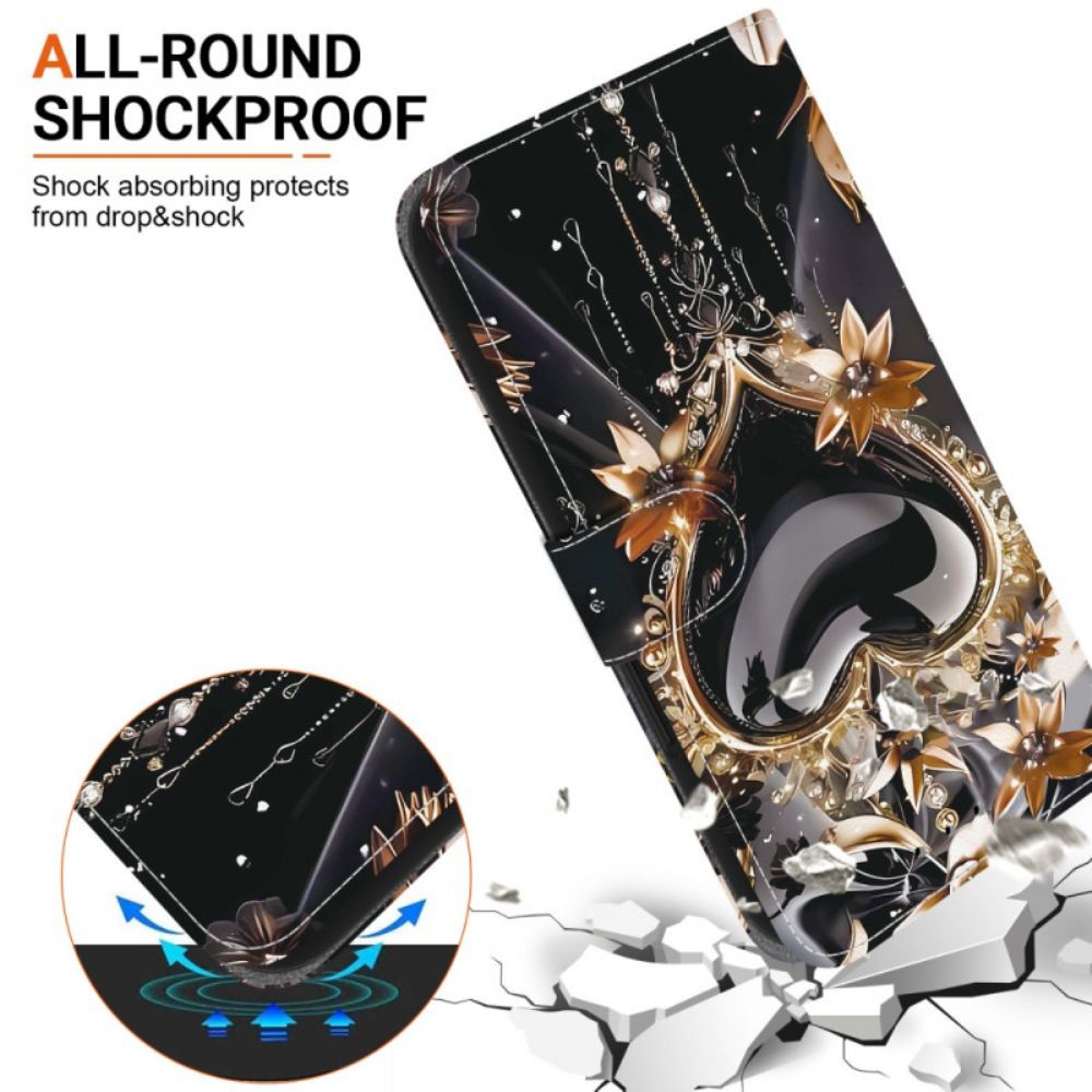 Leren Hoesje Poco C85 Twee Harten