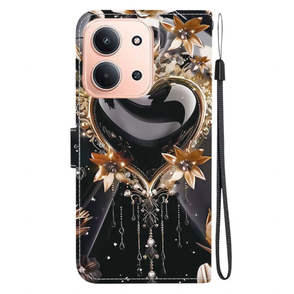 Leren Hoesje Poco C85 Twee Harten