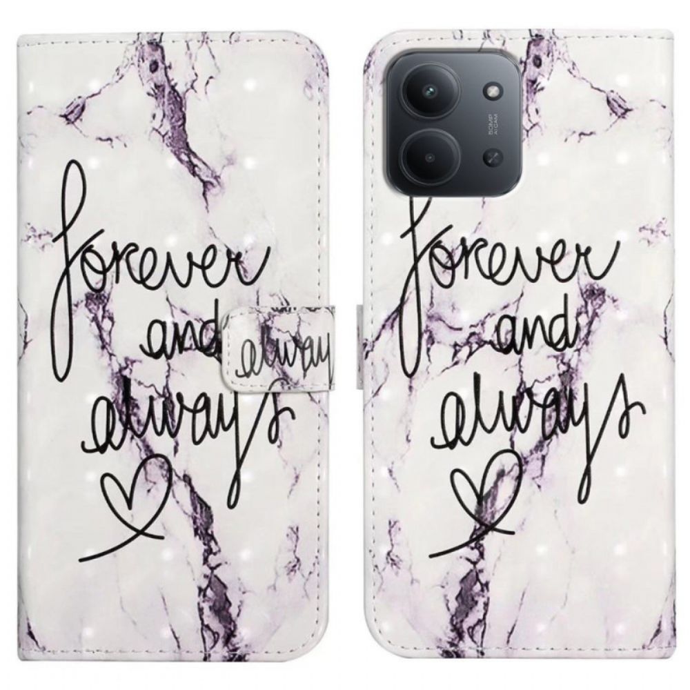 Leren Hoesje Poco C85 Voor Altijd En Eeuwig Bescherming Hoesje