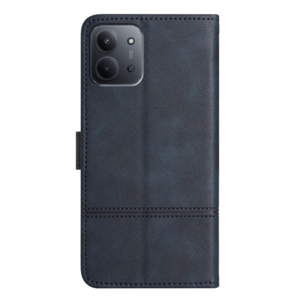 Leren Hoesje Poco C85 Zakelijke Stijl Bescherming Hoesje