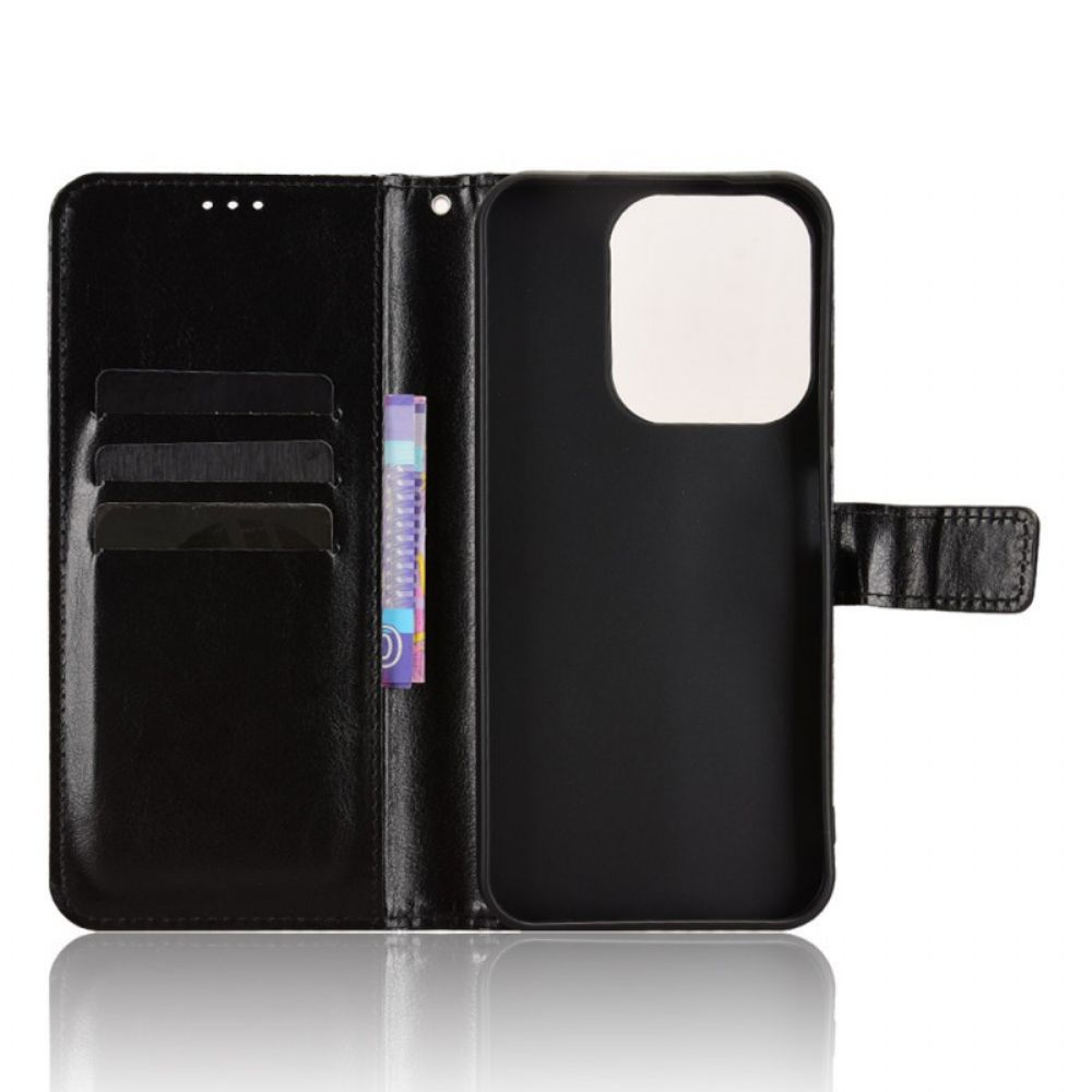 Leren Hoesje Voor Poco C85 Opvallend Imitatieleer