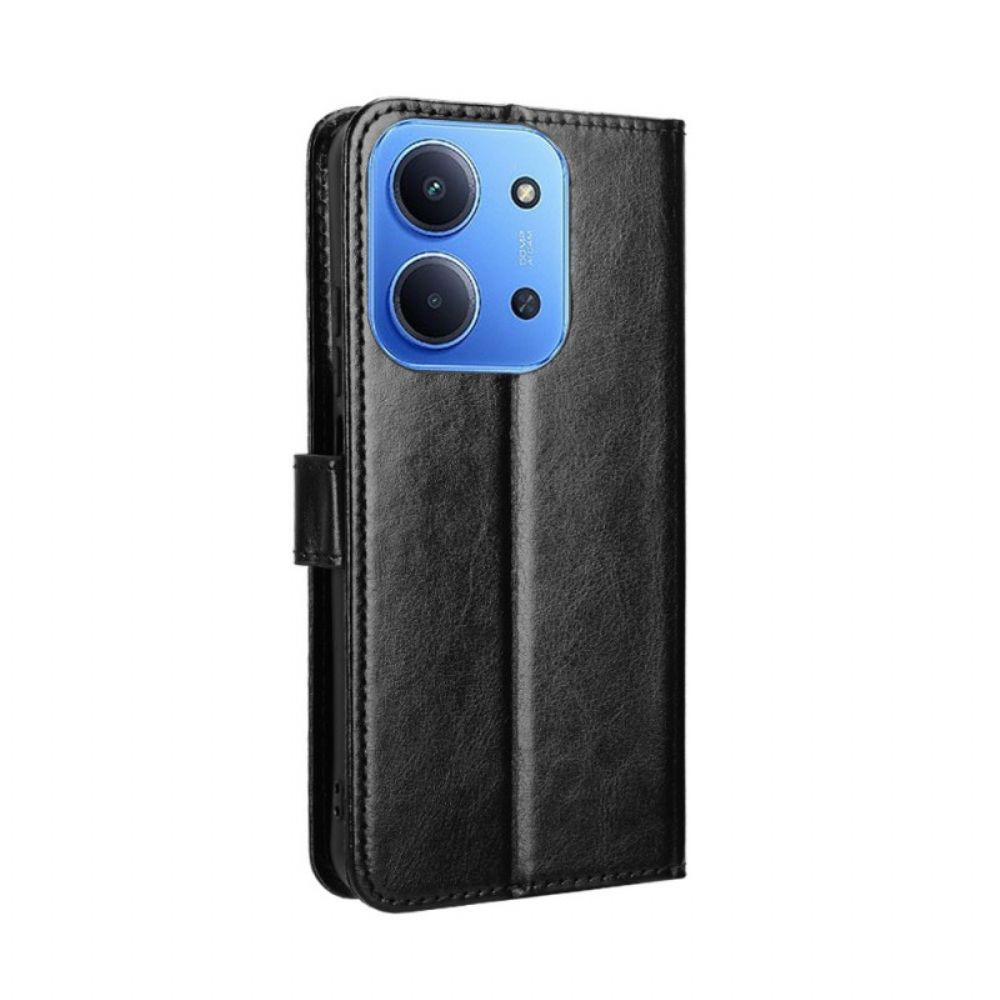 Leren Hoesje Voor Poco C85 Opvallend Imitatieleer