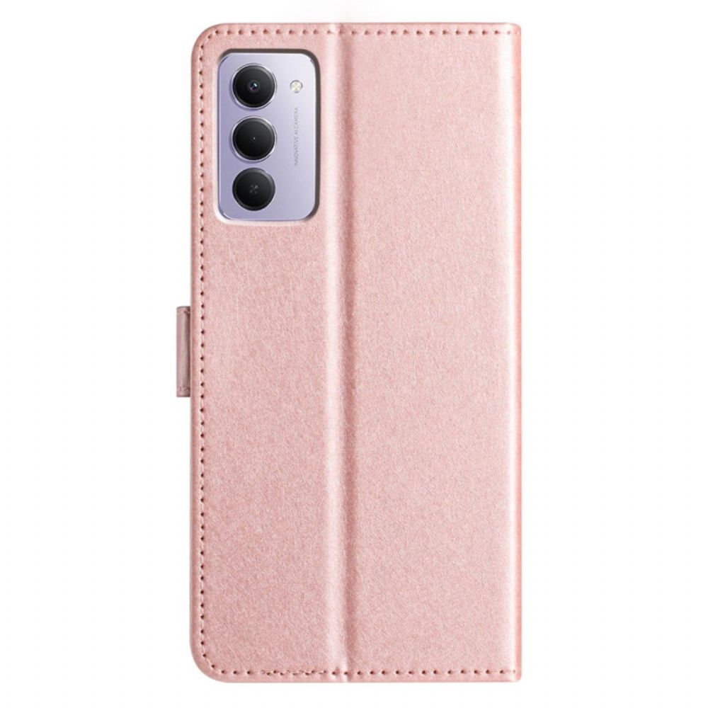 Leren Hoesje Voor Poco C85 Zijdetextuur