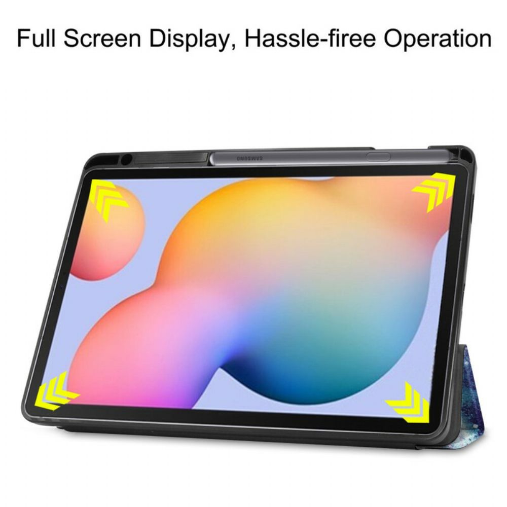 Bescherming Hoesje voor Samsung Galaxy Tab S6 Lite Space Potlood Houder