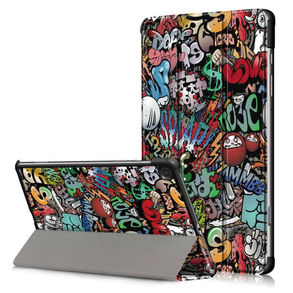 Bescherming Hoesje voor Samsung Galaxy Tab S6 Lite Verbeterde Graffiti