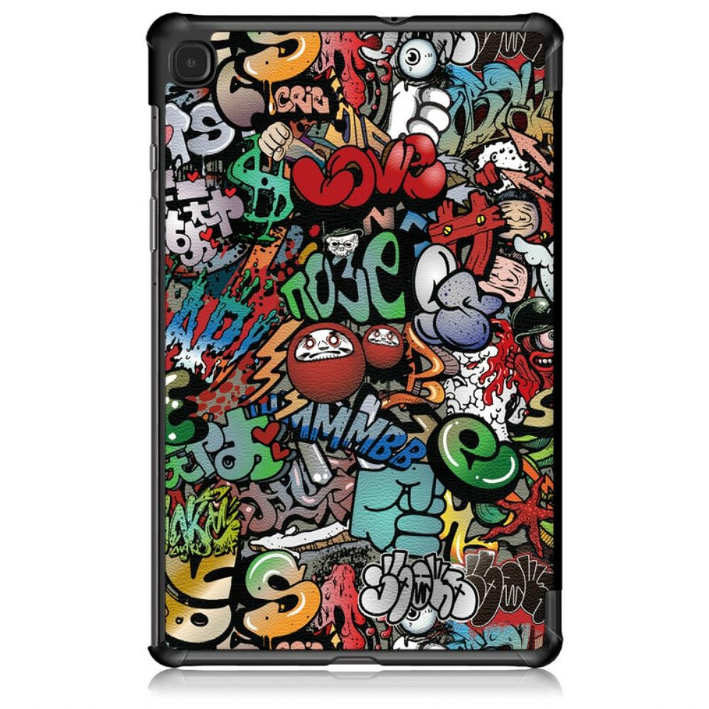 Bescherming Hoesje voor Samsung Galaxy Tab S6 Lite Verbeterde Graffiti