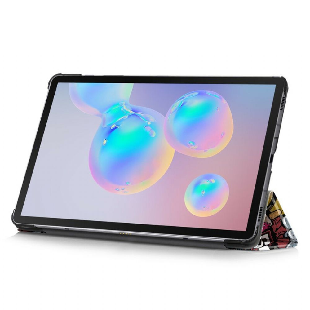 Bescherming Hoesje voor Samsung Galaxy Tab S6 Lite Verbeterde Graffiti
