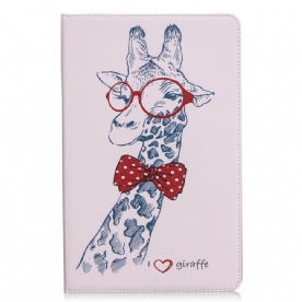 Cover voor Samsung Galaxy Tab S6 Lite Nerdy Giraf