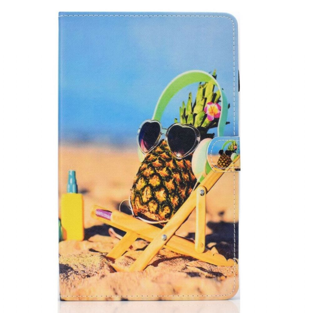Folio-hoesje voor Samsung Galaxy Tab S6 Lite Ananasstrand