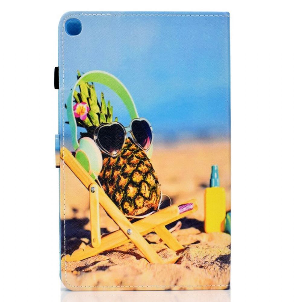 Folio-hoesje voor Samsung Galaxy Tab S6 Lite Ananasstrand