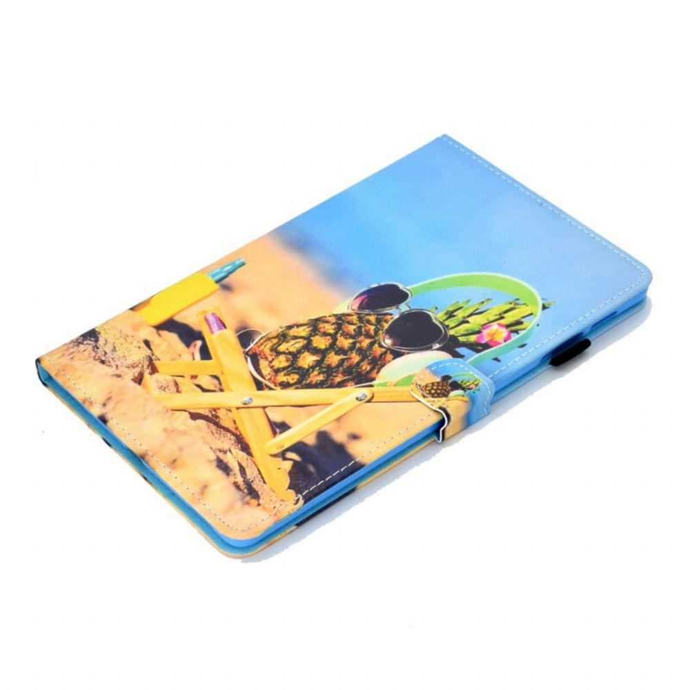 Folio-hoesje voor Samsung Galaxy Tab S6 Lite Ananasstrand