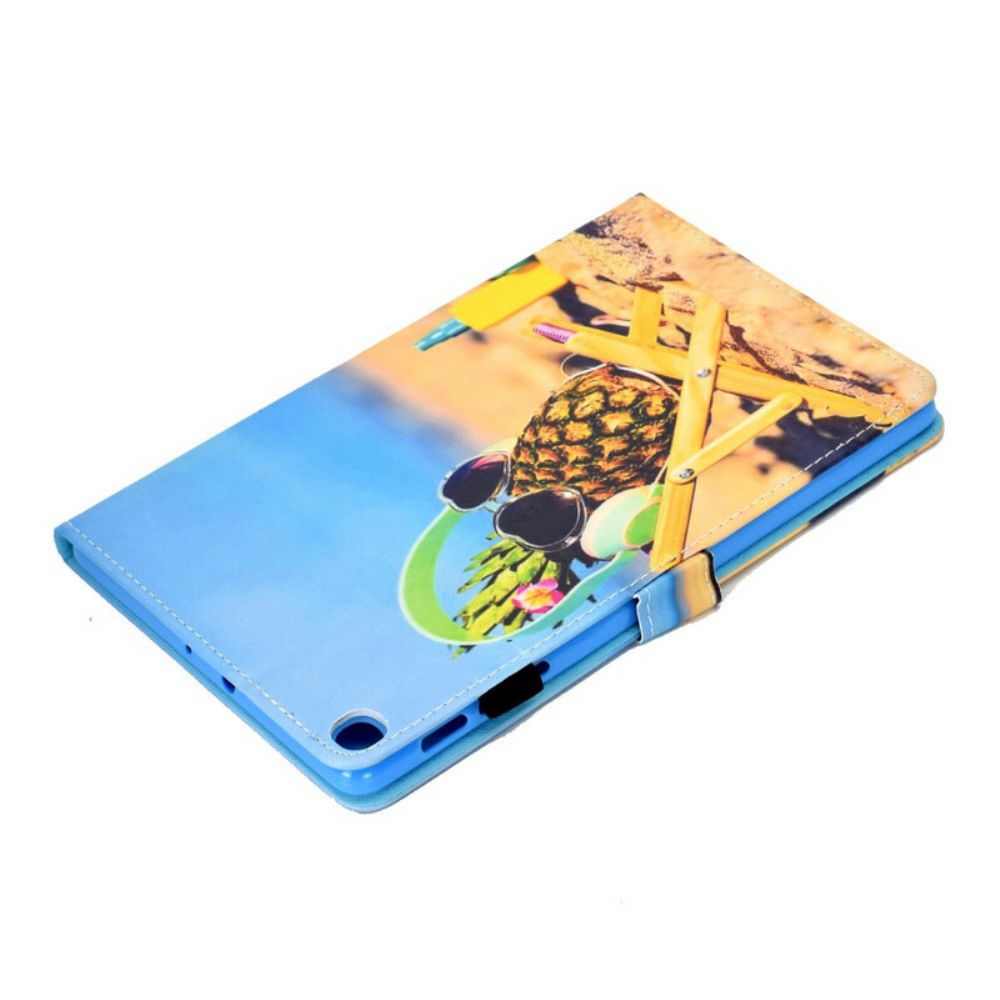 Folio-hoesje voor Samsung Galaxy Tab S6 Lite Ananasstrand
