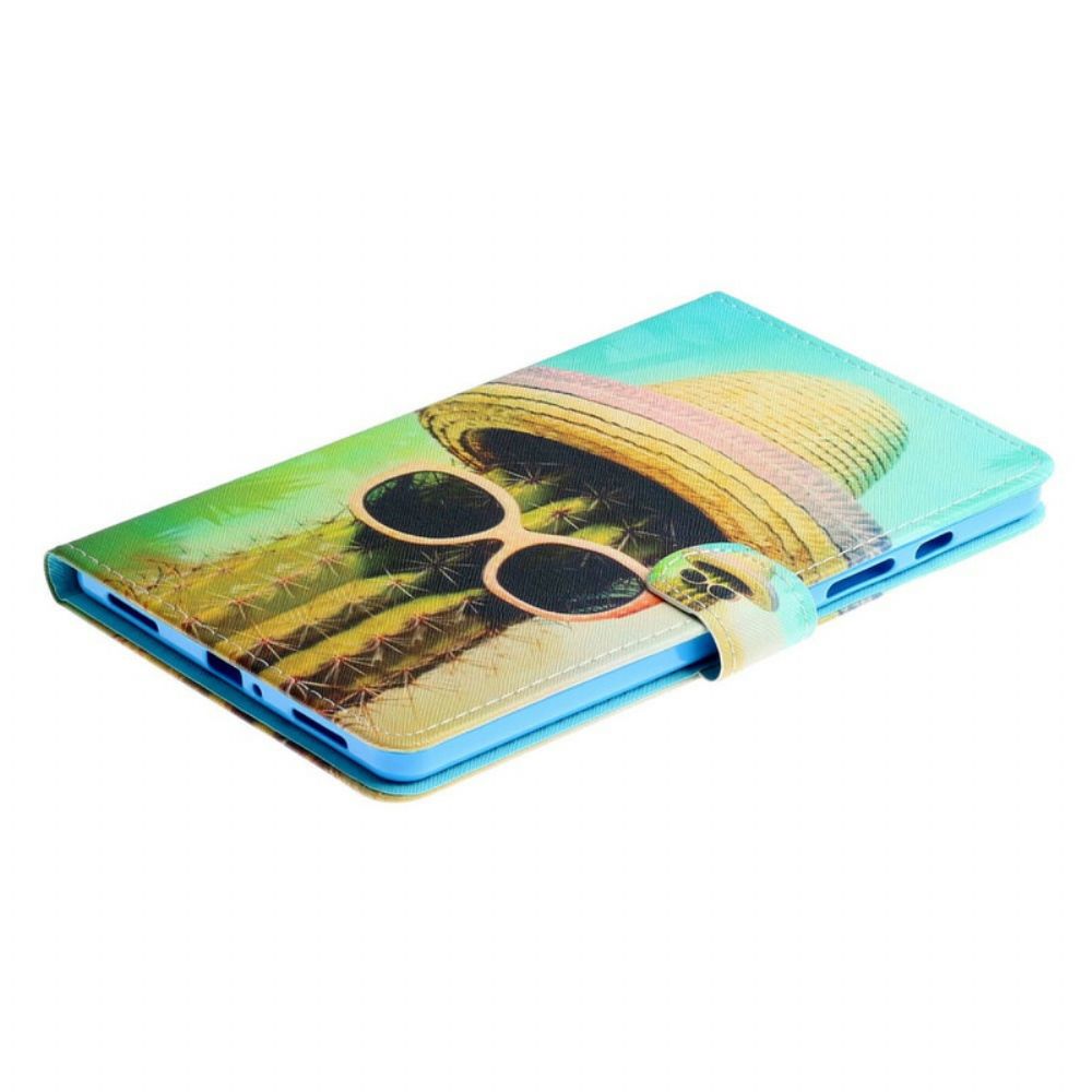 Folio-hoesje voor Samsung Galaxy Tab S6 Lite Ontspan Cactus