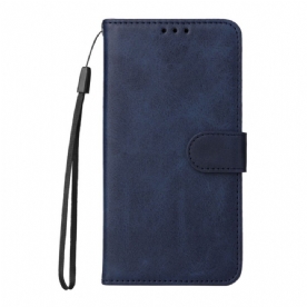 Bescherming Hoesje Honor Magic 6 Pro Unni Lederen Stijl Met Riem